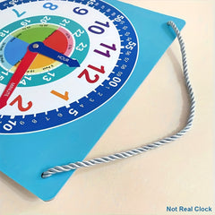 Dry Erase Teaching Clock for Primary School Student Classroom