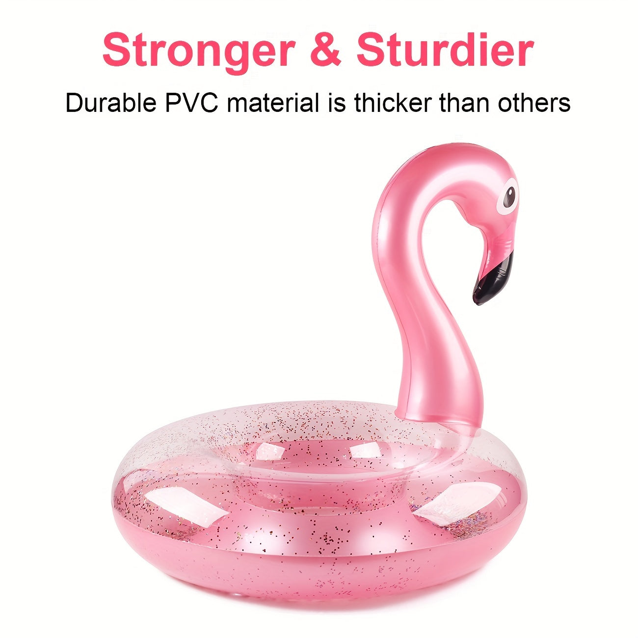 Children's Adult Flamingo Swimming Ring Red Seaside Pool