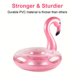 Children's Adult Flamingo Swimming Ring Red Seaside Pool