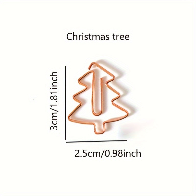 Christmas Tree Paper Clip 20-Piece Box