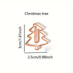 Christmas Tree Paper Clip 20-Piece Box