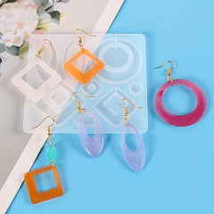 Crystal Drop Glue Mold Epoxy Resin Jewelry Silicone Mold