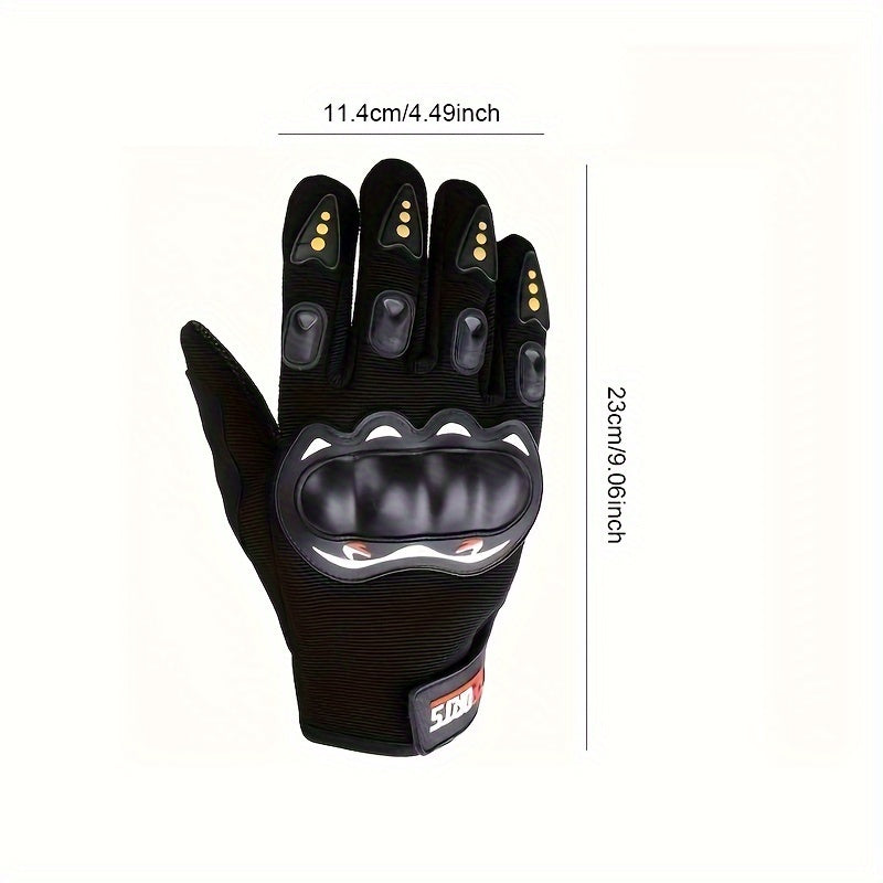 Men's Motorcycle Gloves Non-slip Protective Anti-cut Full Finger
