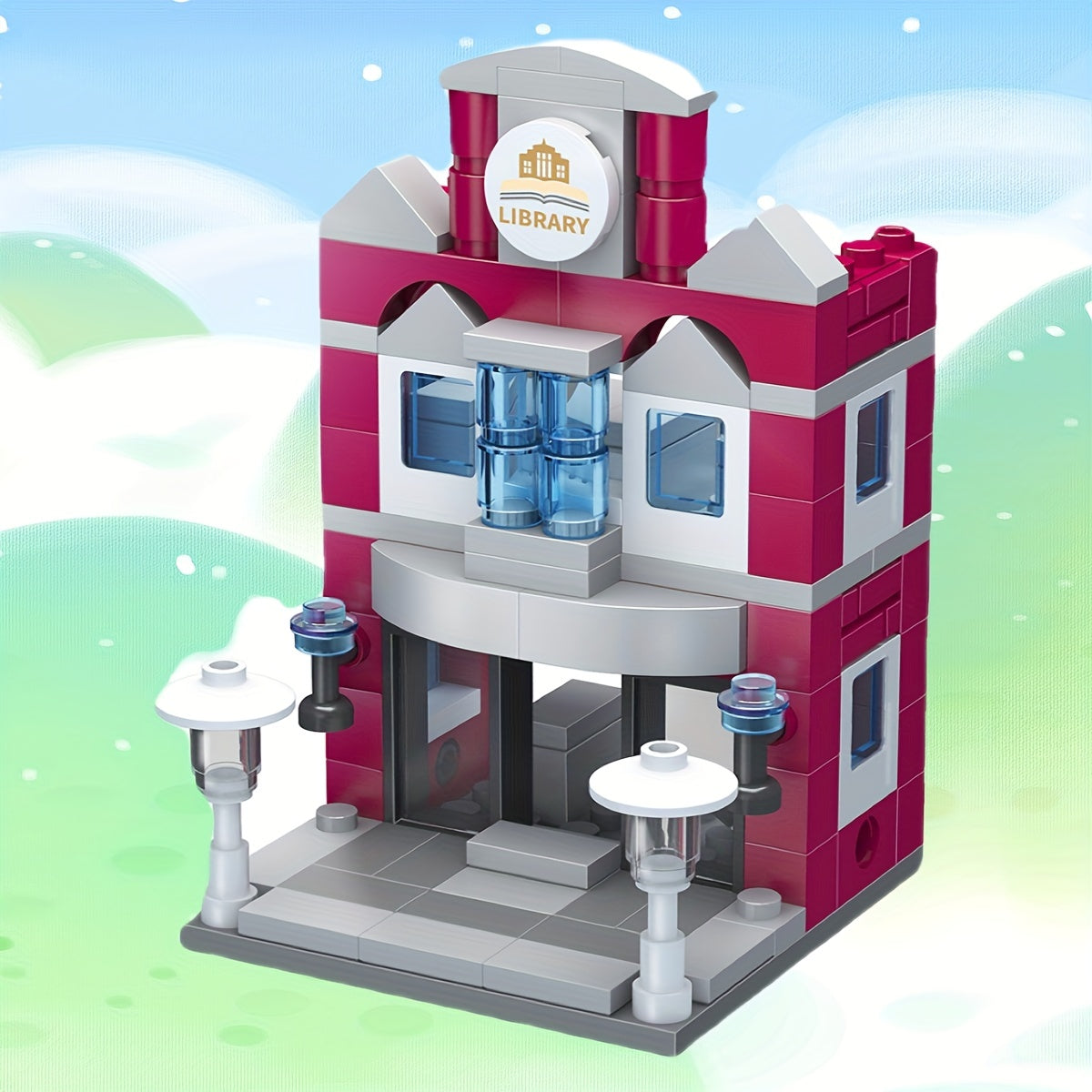 Mini Bricks Bread Shop Building Blocks Set