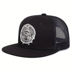 Sunshade Adjustable Baseball Cap Eye of Horus Pattern Outdoor Sport