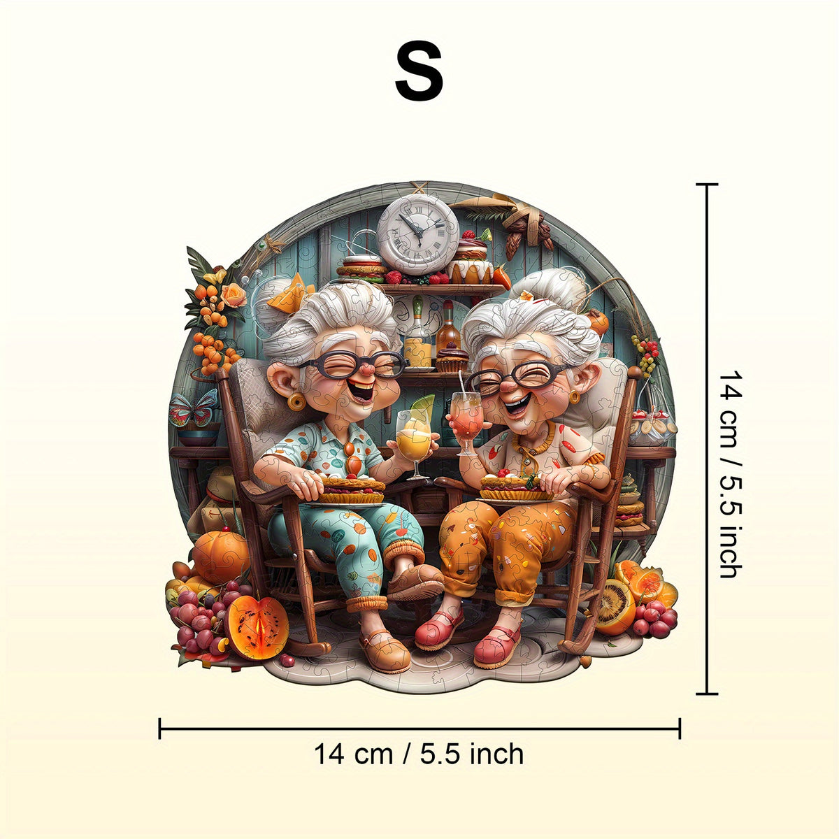 Animal Shaped Jigsaw Puzzle for Grandma's Party