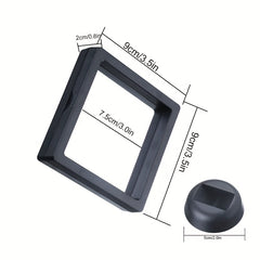 PE Film Suspension Jewelry Display Box Square 3D Album Floating Frame Holder