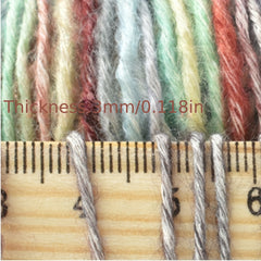 6pcs Mixed Cotton Yarn for Hand Knitting Crocheting - 50g pc