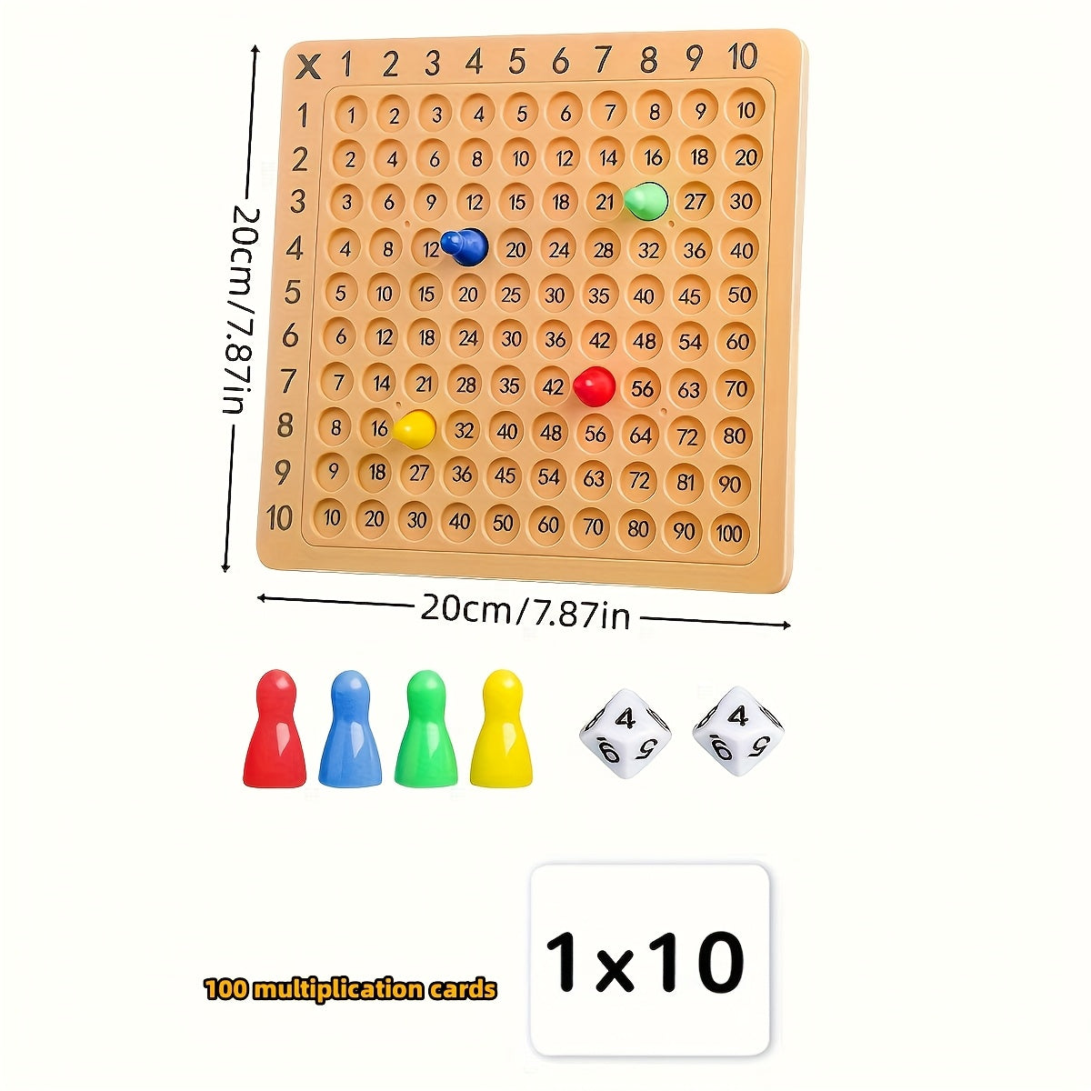 Kids Multiplication Tables Learning Set for Math Games