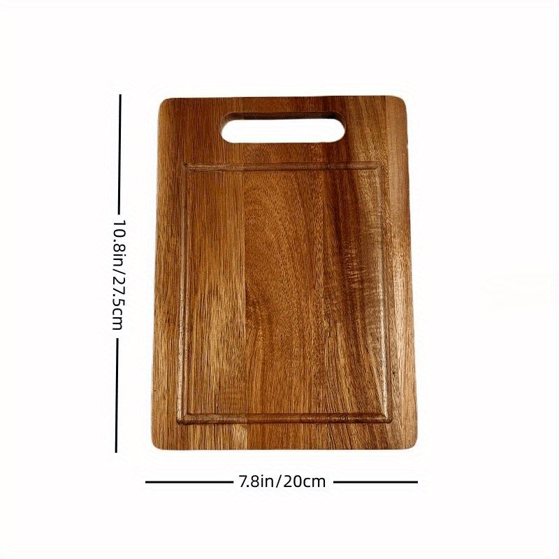 Wood Cutting Board With Juice Groove Chopping Board For Kitchen Meat Cheese