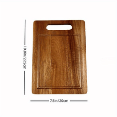 Wood Cutting Board With Juice Groove Chopping Board For Kitchen Meat Cheese