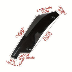 2pcs Car Bumper Surround Carbon Fiber Rear Lip Corner Anti Collision Spoiler