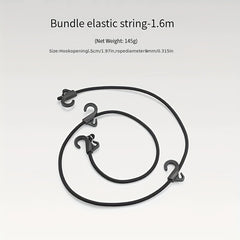 1pc Elastic Recreational Strap With Double Hook for Camping Storage