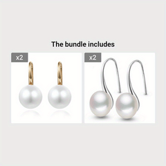 High Touch Pearl Stud Earrings