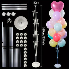 Balloon Column Kit Set with Base and Pole - Perfect for Birthdays & Weddings