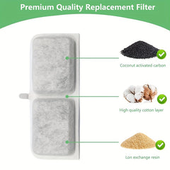 10 Pcs Cat Water Dispenser Replacement Carbon Filters