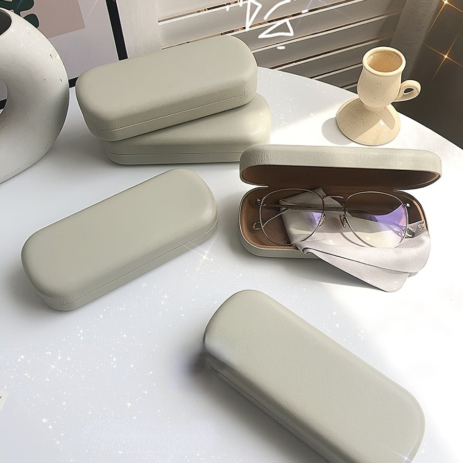 PU Leather Eyeglasses Case Shell Protective Case