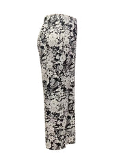  Boho Pants Women's Plus Allover Floral Print Wide Leg Trousers