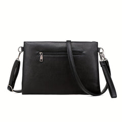 Gothic Skull Rivet Studded Crossbody Bag Y2K Punk Shoulder Bag