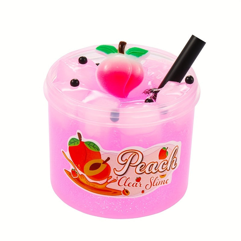Watermelon Jelly Cube Clear Crunchy Slime Toy