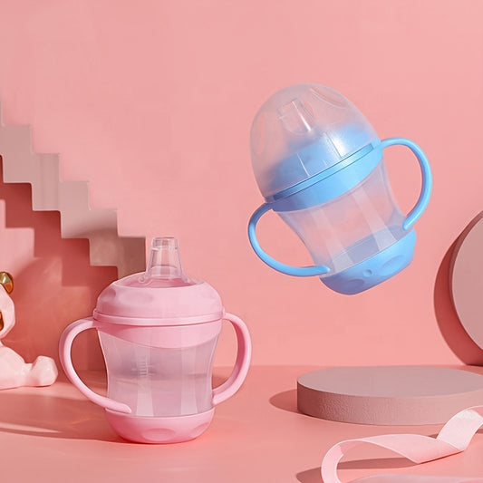Silicone Duckbill Cup Infant Toddler Bottle Baby Drinking Water Learning Straw