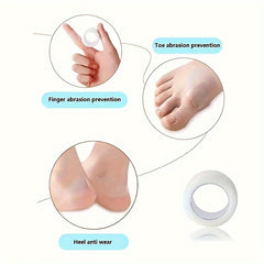 Women's Transparent Shoe Heel Stickers Anti-wear Pads for High Heels