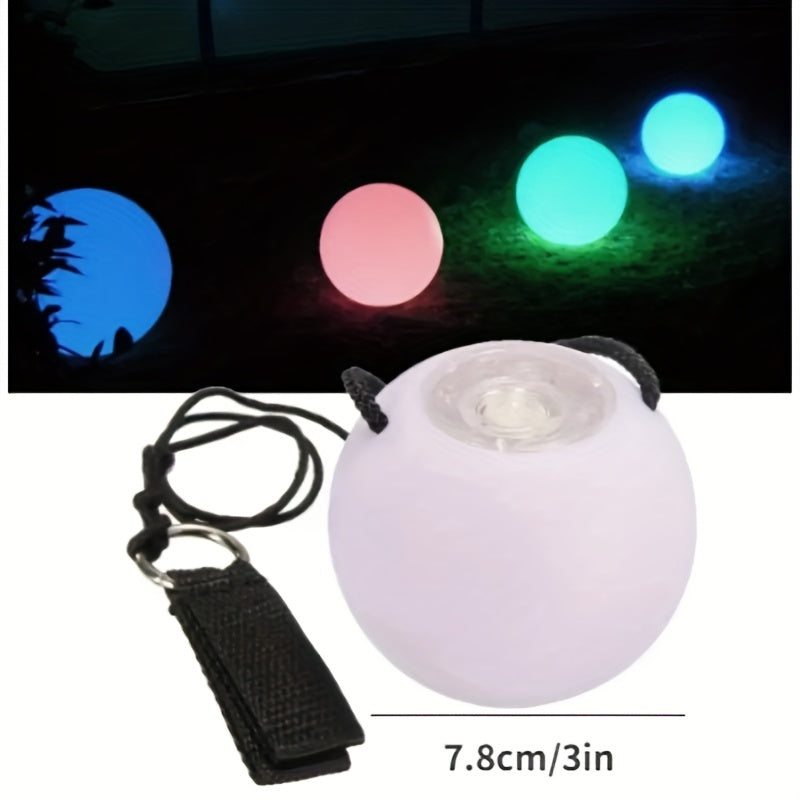 LED Hand Cranked Swing Ball, Colorful Belly Dance Ball