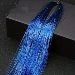 Sparkling Laser Hair Tinsel Extensions for Parties