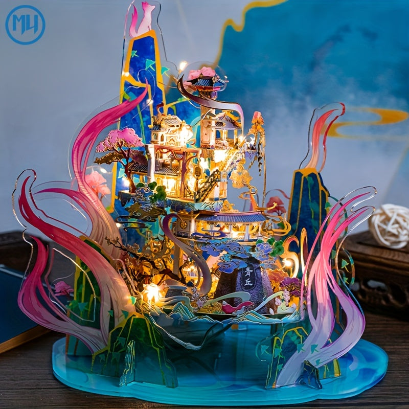 3D Metal Puzzle DIY Model: Magical Fairytale Palace