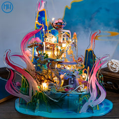 3D Metal Puzzle DIY Model: Magical Fairytale Palace