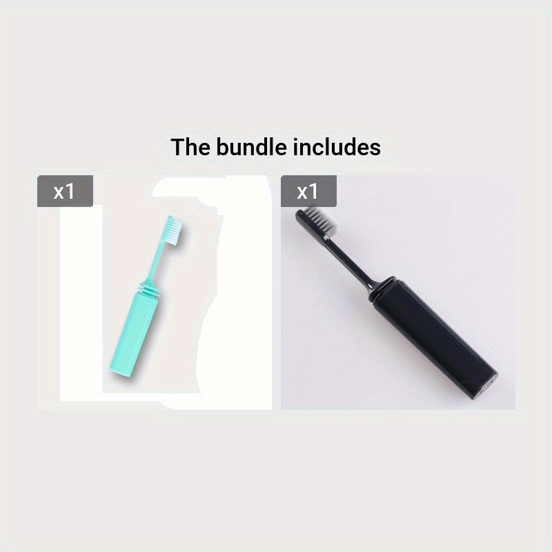 Portable Folding Bamboo Toothbrush Travel Camping Hiking Outdoor Toothbrush