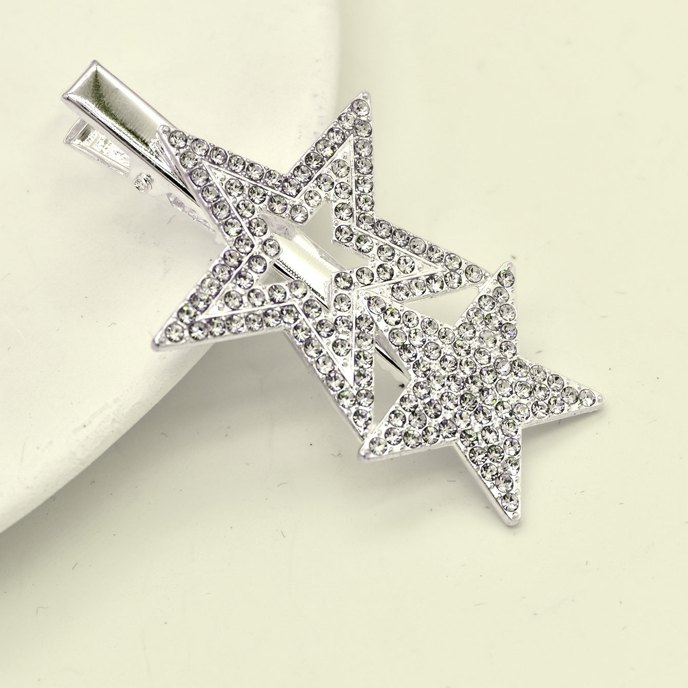 Star Rhinestone Hair Clip Women's Metal Barrette Hair Accessories