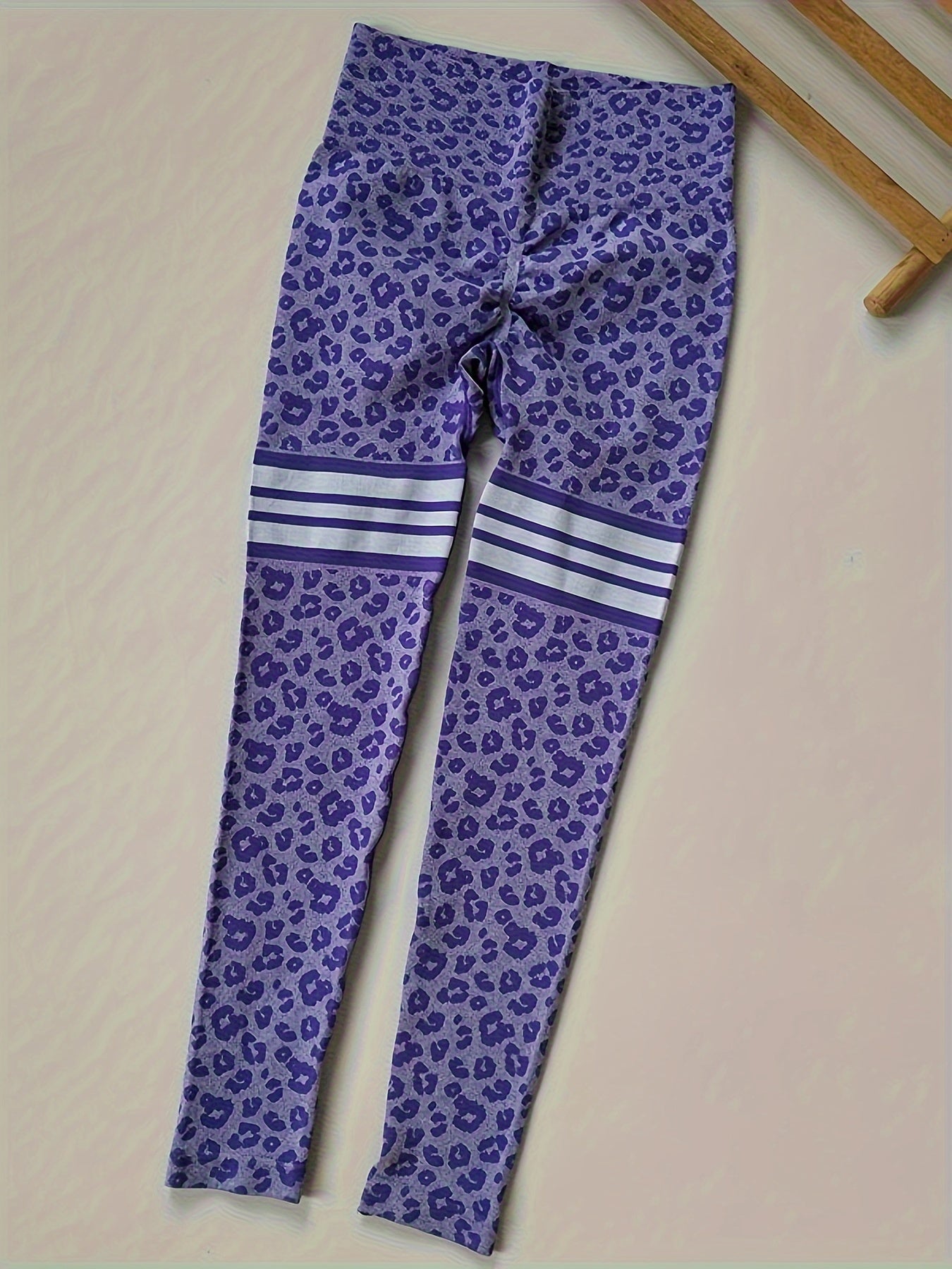 Leopard Print Seamless Yoga Pants High Waist