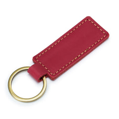 Leather Keychain Case with Secure Buckle - Ideal Gift