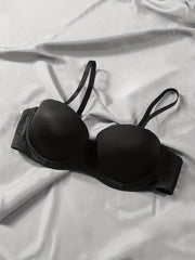 3pcs Solid T Shirt Bras Push Up Bra Women's Lingerie