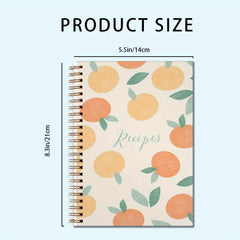 Classic Recipes Spiral Notebook 50 Pages 13.97x21.08 cm