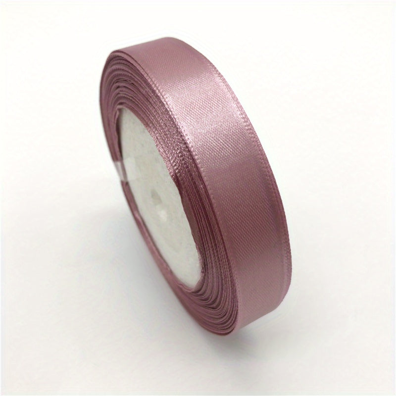 25y Satin Polyester Ribbon For Bow Wedding Christmas DIY Packaging