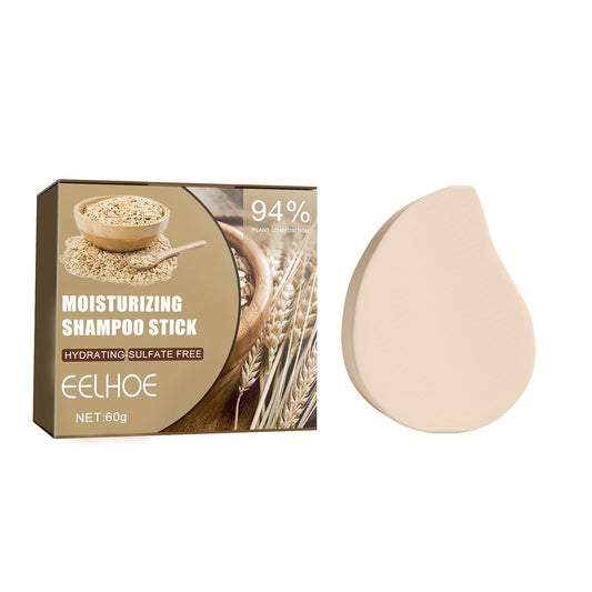 60g Oat & Rice Shampoo Soap for Strong, Thick, Revitalized Hair