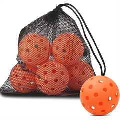 6pcs Sports Outdoor Pickleballs Exercise Supplies