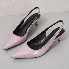 Women's Point Toe Slingback Heels Dress Pumps
