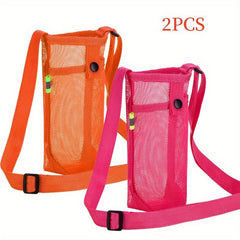 Portable Shoulder Bag for Water Cup and Phone Storage