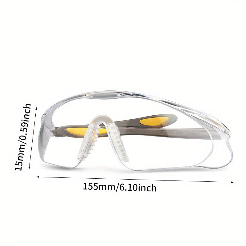 Clear Safety Glasses Eyewear Protective Goggle Impact Resistant Lens