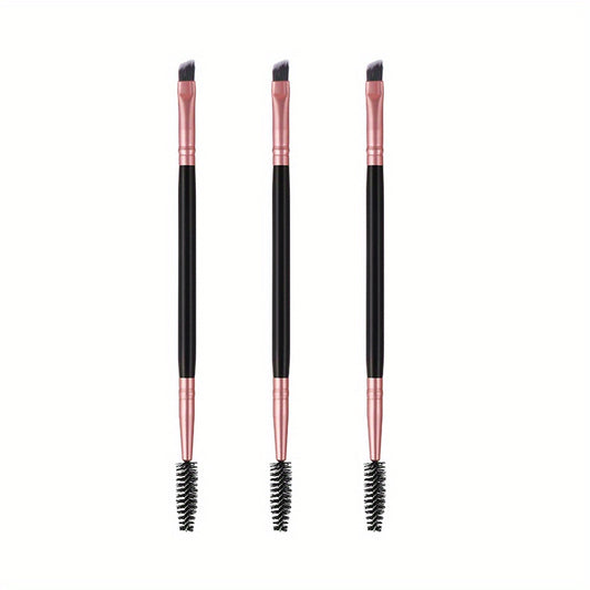 Double Ended Eyebrow and Eyeliner Brush Set