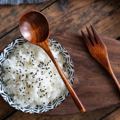 Wooden Spoon & Fork Set - Ideal for Every Kitchen