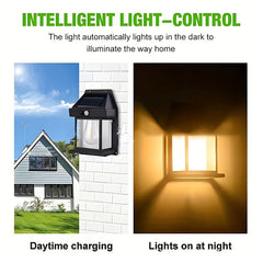 Solar Wall Light Outdoor Waterproof Tungsten Lamp Induction Garden Light