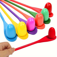 12pcs Wooden Egg Spoon Set for Easter Eggs Outdoor Activities