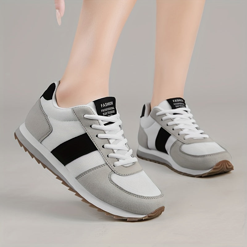 Women's Chunky Sneakers Anti-slip Lace-up Running Shoes