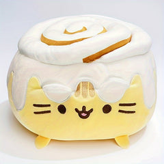 Fluffy Cat Plush Toy Donut Cuddly Texture Gift