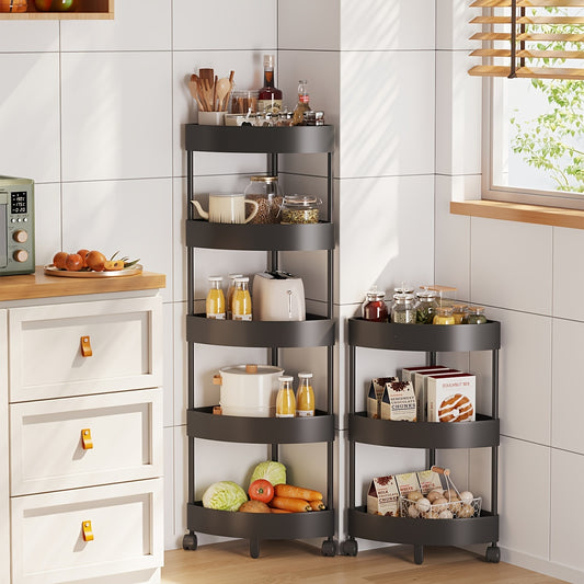 Multi Tier Storage Rack For Kitchen Corner Shelves