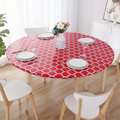 Waterproof Elastic Fitted Bohemian Tablecloth 121 152